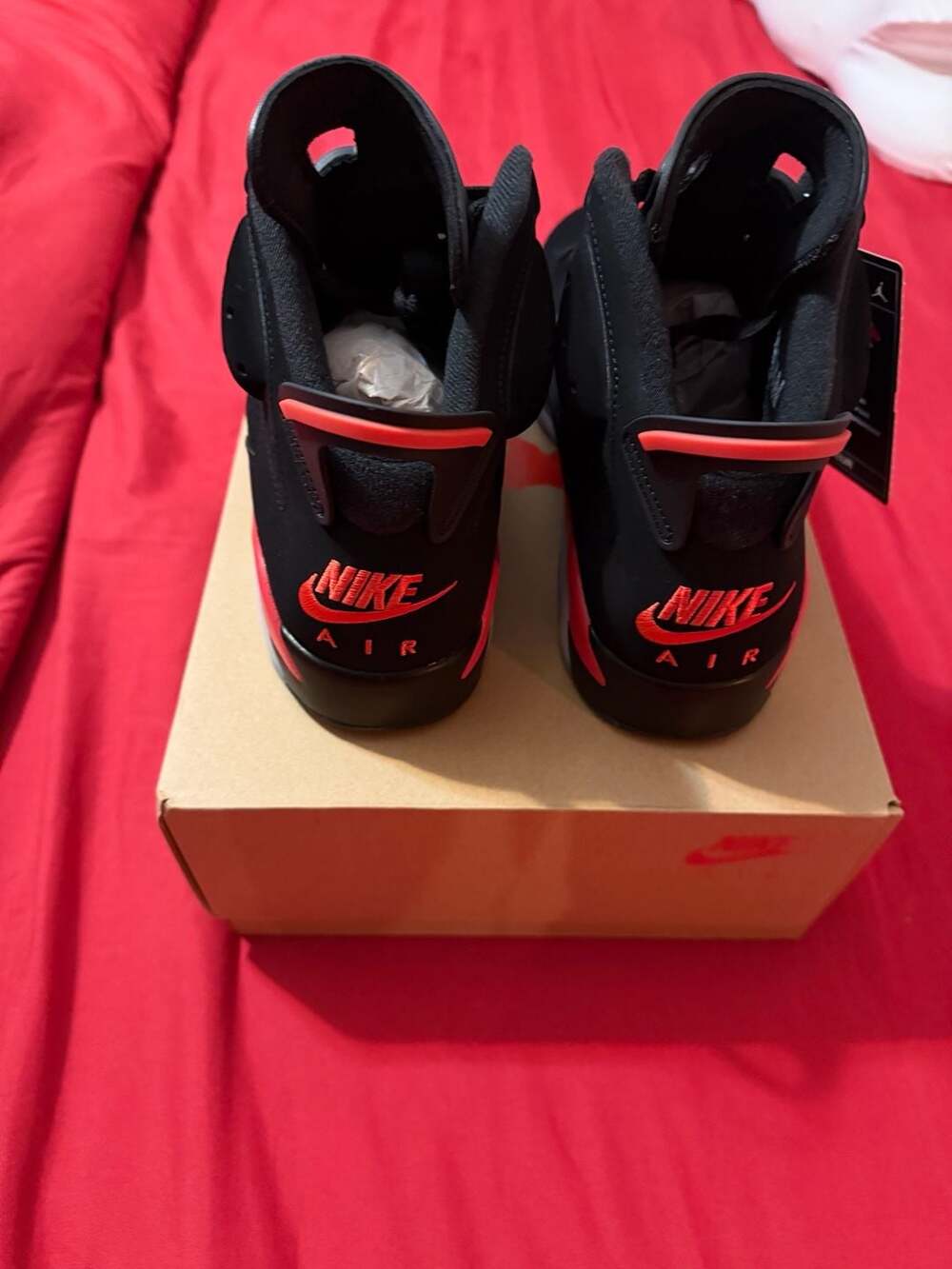 Nike Air Jordan 6 Retro 'Reverse Infrared' / 'Infrared Salesman' (CT8529-001) - Picture 5 of 10